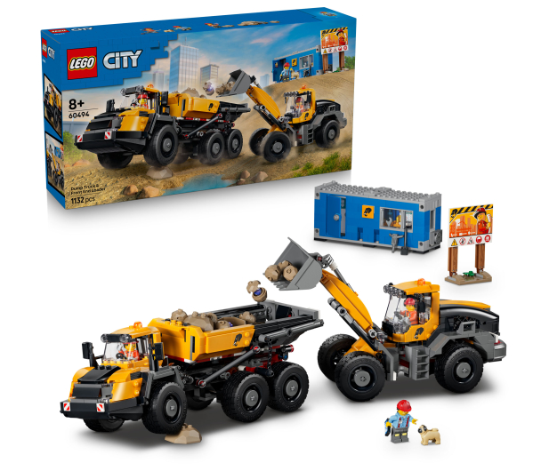 LEGO CITY 60494 Wywrotka i ładowarka czołowa - 1529818 - zdjęcie 2